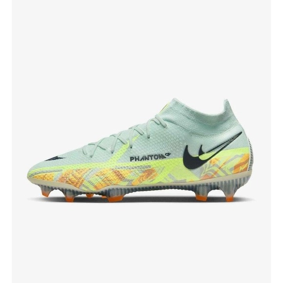 Nike Phantom GT2 Elite DF FG Men's 6.5 Barely Green/Blackened‎ Blue CZ9889-343 - Picture 2 of 12